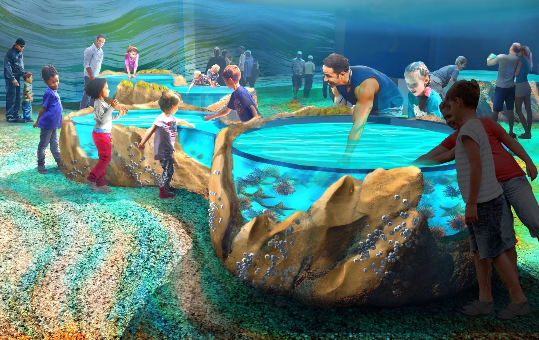 Renderings of the St. Louis Aquarium